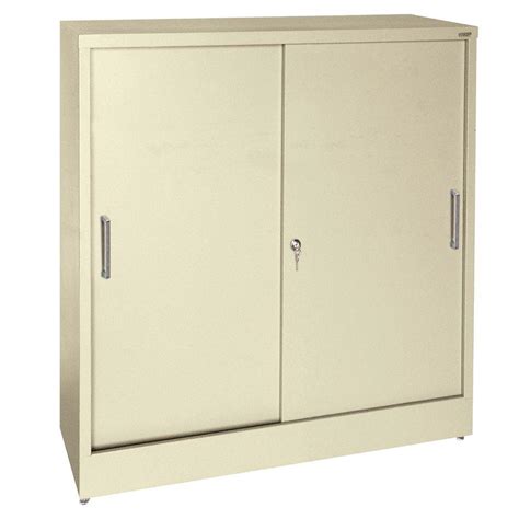 freestanding steel sliding door cabinet|office cabinet with sliding doors.